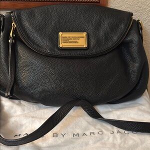 Marc Jacobs black crossbody bag. Excellent condition